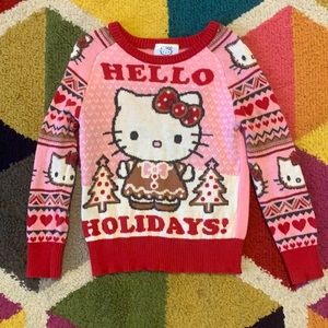 hello kitty gingerbread sweater 2T